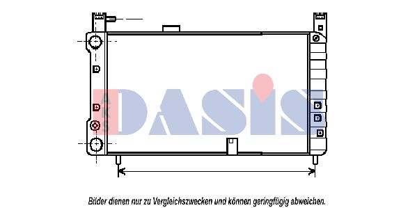 AKS DASIS radiatorius, variklio aušinimas 080220N